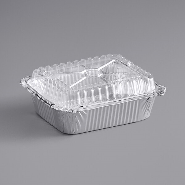 Plastic Dome Lid For 2.25 LB Oblong Pan (1000/Case)
