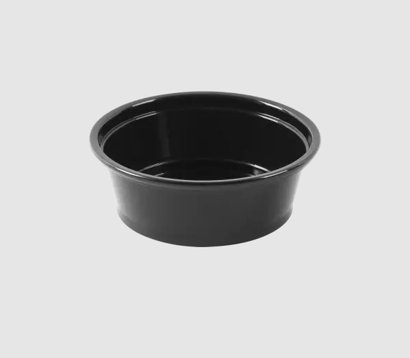 Karat 1.5 oz PP Black Portion Cup 2500/case - Black
