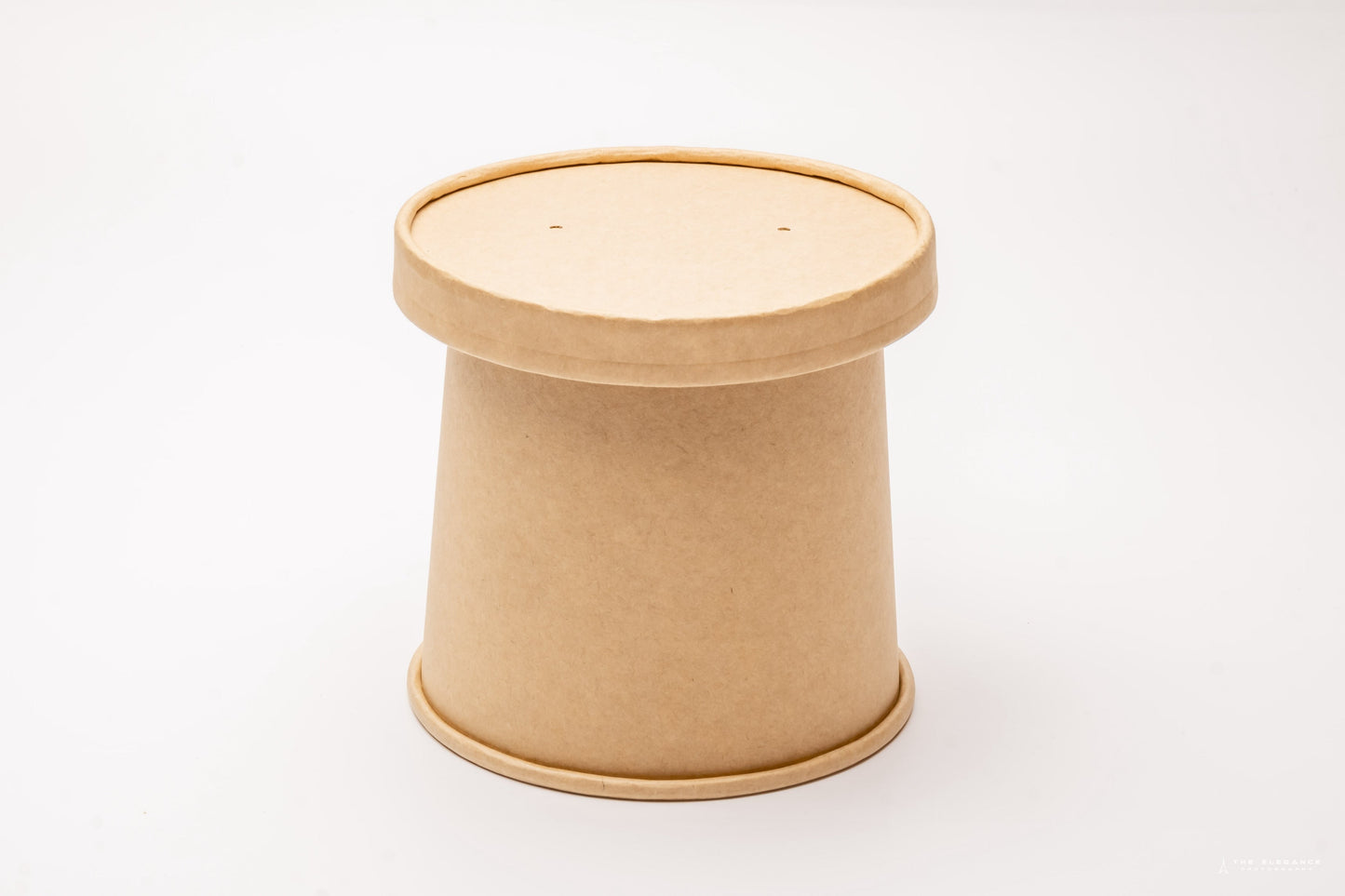 Kraft Paper Food Cup with Vented Lid 350 ml/11.8 oz [Pack of 250]