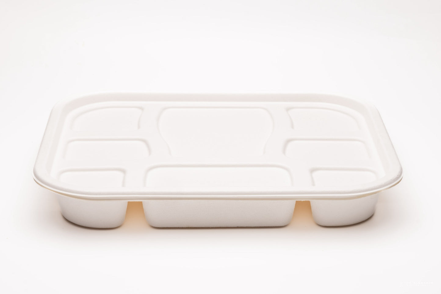 BAGASSE 8 CP MEAL TRAY With Lids [50]