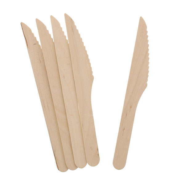 165 MM Wooden Knife [Pack of 100]