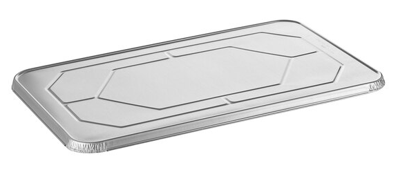 TP Full steam lids 50/case Aluminium Tray