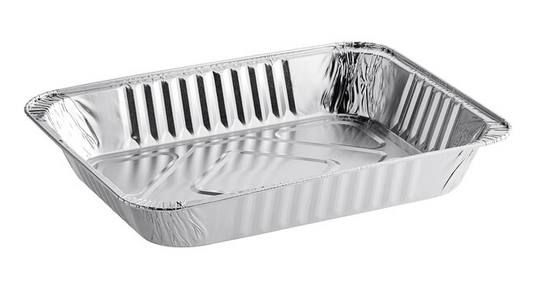 TP Heavy Duty Half Size Deep Aluminium Tray