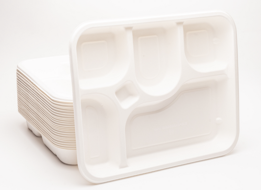 RBT Exports 5 Compartment School Tray (400/Case)