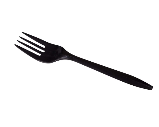 Amercare Medium Weight Forks Black (1000)