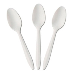 Wellchoice Medium Weight Plastic Teaspoon [1000 Pack]