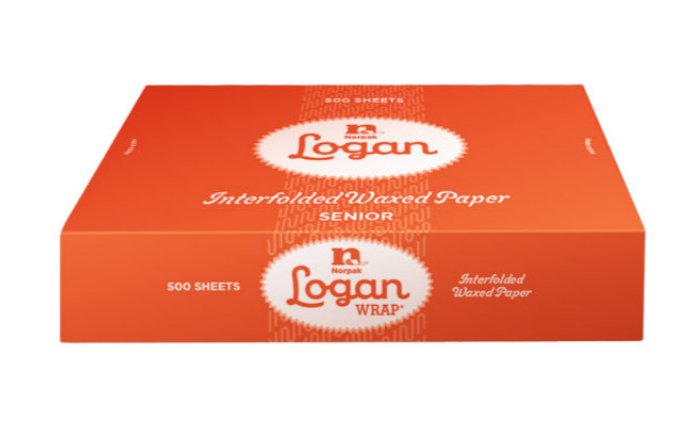 Norpak Logan Interfolded Deli Wrap Wax Paper 10" x 10 3/4" [6000 Pack] Senior