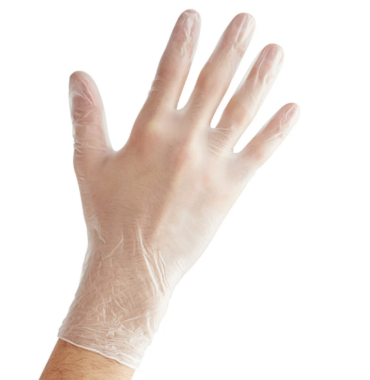 Cabvi Vinyl Powder Free Gloves, L(10/100)