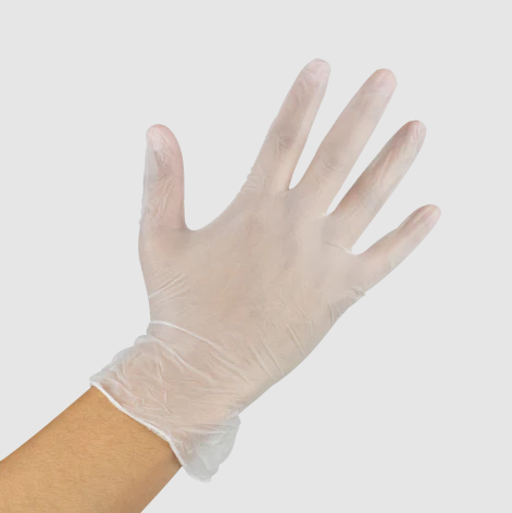 Karat Vinyl Powder Free Gloves, L (10/100)