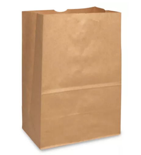 1/6 Grocery Bag, Kraft #50 Short [500 Pack]