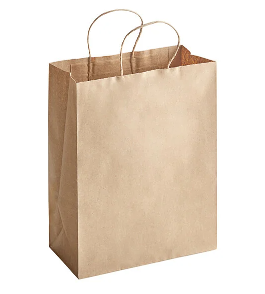 Kraft Paper Shopping Bag with Handle 10" x 5" x 13" [250/Case]