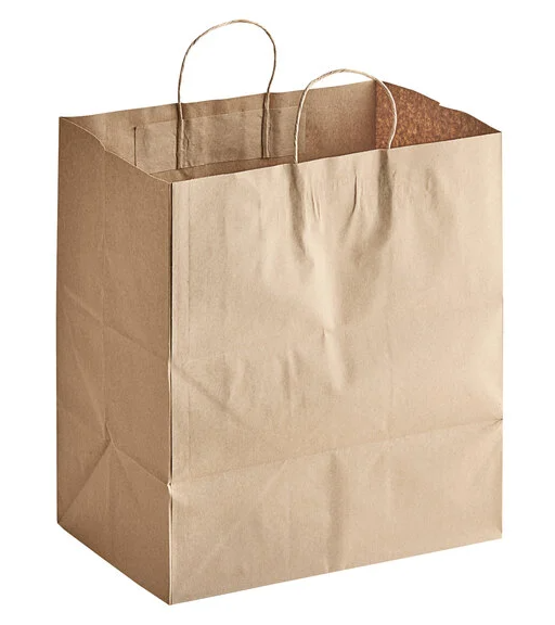 Kraft 14" x 10"x 16" Paper Shopping Bag with Handle