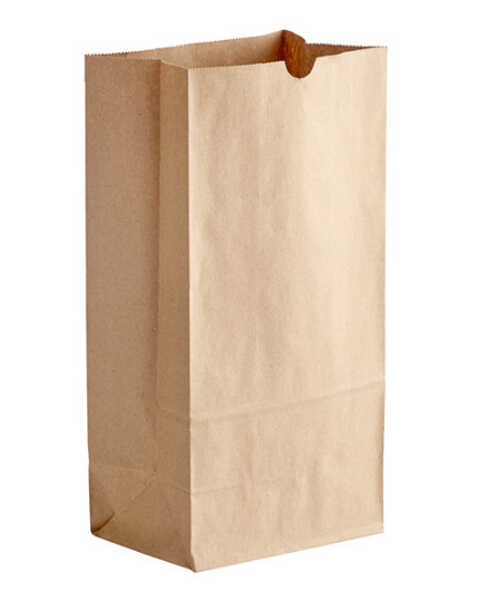 8 LB Grocery Bag, Kraft [500 Pack]