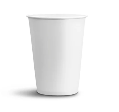 12 oz Single Wall Hot Cup, White [1000/Case]