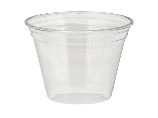 Choice 9 oz Clear Pet Cups 1000/case