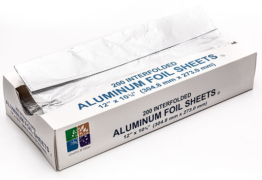 Quality & Value Interfolded Pop-Up Foil Sheets 12"x10 3/4"