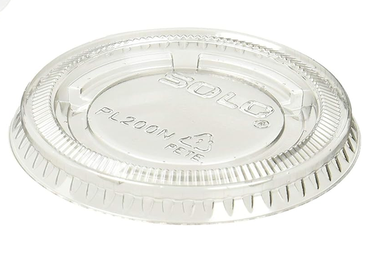 Dart P200N - 2 oz Translucent Portion Cup Lids [2500/Case]