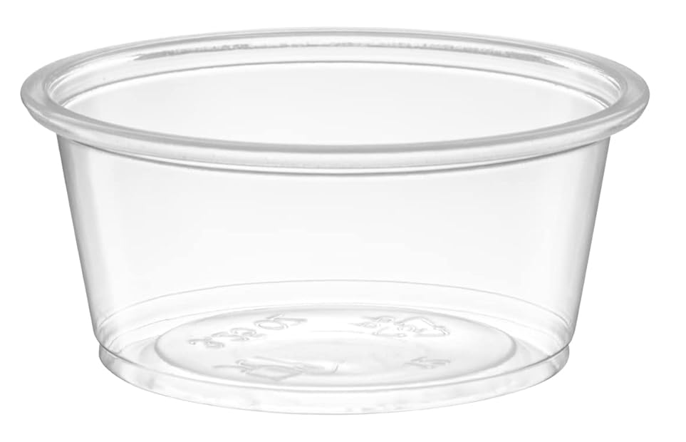 Himson 3.25 oz clear portion cup 2500/case