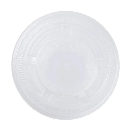 Karat 3.25-5.5 oz PP Plastic Portion Cup Lids 2500/case