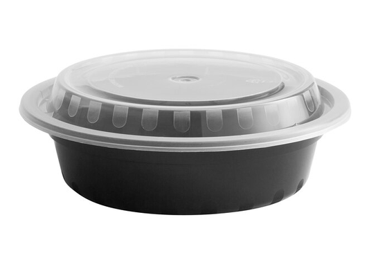 IN 16 oz Microwaveable Round Containers with Lids (150/Case)