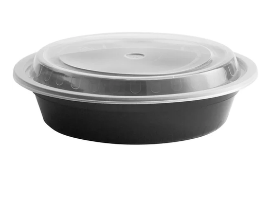 B23 23 oz Round Microwavable Containers with Lids [150/Case]