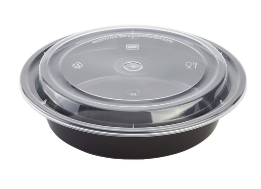 Karat 24 oz Microwavable Round Containers with Lids [150/Case]