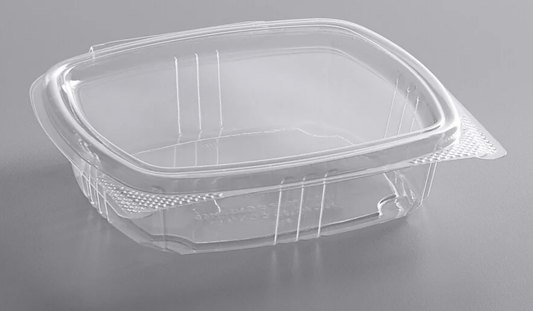 8 oz RPET Hinged Deli Containers [200/Case]